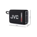 TV, Audio-Video si Foto - Portabile audio - Boxe portabile - Boxa portabila JVC XS-E114B, radio FM, Bluetooth, IPX6, Litiu-ion 3,7 V / 2000 mAh, negru - Infinity.ro