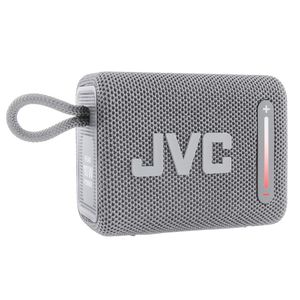 Boxa portabila JVC XS-E114G, radio FM, Bluetooth, IPX6, Litiu-ion 3,7 V / 2000 mAh, gri