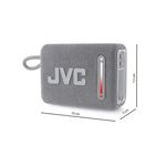TV, Audio-Video si Foto - Portabile audio - Boxe portabile - Boxa portabila JVC XS-E114G, radio FM, Bluetooth, IPX6, Litiu-ion 3,7 V / 2000 mAh, gri - Infinity.ro