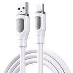 Laptop, Telefoane si Tablete - Telefoane mobile si accesorii - Accesorii Telefoane - Cabluri si adaptoare telefoane - Cablu de date cu incarcare rapida REMAX RC-C113, 3A, USB-A la USB-C, 1 metru, alb - Infinity.ro