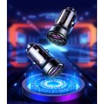 Laptop, Telefoane si Tablete - Telefoane mobile si accesorii - Accesorii Telefoane - Incarcatoare telefoane - Incarcator auto rapid REMAX RCC338, PD+QC, 1 port USB-C, 1 port USB-A - Infinity.ro