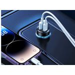 Laptop, Telefoane si Tablete - Telefoane mobile si accesorii - Accesorii Telefoane - Incarcatoare telefoane - Incarcator auto rapid REMAX RCC338, PD+QC, 1 port USB-C, 1 port USB-A - Infinity.ro