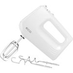 Electronice si Electrocasnice - Electrocasnice bucatarie - Mixere, tocatoare & roboti de bucatarie - Mixere - Mixer de mana ECG RS 440 White Lite, 400 W, 5 viteze, functie TURBO, 2 teluri si 2 carlige, alb - Infinity.ro