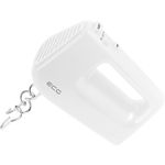 Electronice si Electrocasnice - Electrocasnice bucatarie - Mixere, tocatoare & roboti de bucatarie - Mixere - Mixer de mana ECG RS 440 White Lite, 400 W, 5 viteze, functie TURBO, 2 teluri si 2 carlige, alb - Infinity.ro
