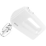 Electronice si Electrocasnice - Electrocasnice bucatarie - Mixere, tocatoare & roboti de bucatarie - Mixere - Mixer de mana ECG RS 440 White Lite, 400 W, 5 viteze, functie TURBO, 2 teluri si 2 carlige, alb - Infinity.ro