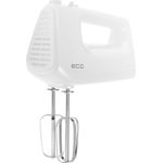 Electronice si Electrocasnice - Electrocasnice bucatarie - Mixere, tocatoare & roboti de bucatarie - Mixere - Mixer de mana ECG RS 440 White Lite, 400 W, 5 viteze, functie TURBO, 2 teluri si 2 carlige, alb - Infinity.ro