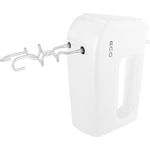 Electronice si Electrocasnice - Electrocasnice bucatarie - Mixere, tocatoare & roboti de bucatarie - Mixere - Mixer de mana ECG RS 440 White Lite, 400 W, 5 viteze, functie TURBO, 2 teluri si 2 carlige, alb - Infinity.ro