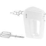 Electronice si Electrocasnice - Electrocasnice bucatarie - Mixere, tocatoare & roboti de bucatarie - Mixere - Mixer de mana ECG RS 440 White Lite, 400 W, 5 viteze, functie TURBO, 2 teluri si 2 carlige, alb - Infinity.ro