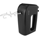 Electronice si Electrocasnice - Electrocasnice bucatarie - Mixere, tocatoare & roboti de bucatarie - Mixere - Mixer de mana ECG RS 440 Black Lite, 400 W, 5 viteze, functie TURBO, 2 teluri si 2 carlige, negru - Infinity.ro