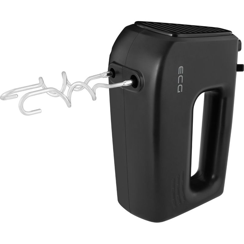 Electronice si Electrocasnice - Electrocasnice bucatarie - Mixere, tocatoare & roboti de bucatarie - Mixere - Mixer de mana ECG RS 440 Black Lite, 400 W, 5 viteze, functie TURBO, 2 teluri si 2 carlige, negru - Infinity.ro