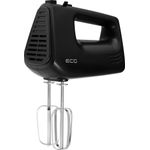 Electronice si Electrocasnice - Electrocasnice bucatarie - Mixere, tocatoare & roboti de bucatarie - Mixere - Mixer de mana ECG RS 440 Black Lite, 400 W, 5 viteze, functie TURBO, 2 teluri si 2 carlige, negru - Infinity.ro