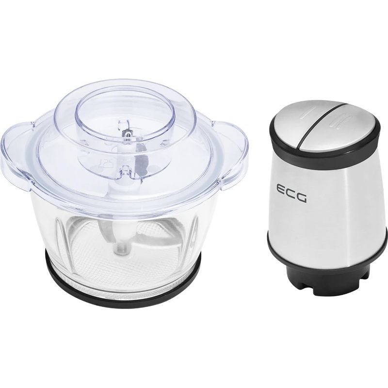 Electronice si Electrocasnice - Electrocasnice bucatarie - Mixere, tocatoare & roboti de bucatarie - Tocator alimente ECG SP 4030, 400W, recipient din sticla 1.5 litri, 2 viteze, lame din otel - Infinity.ro