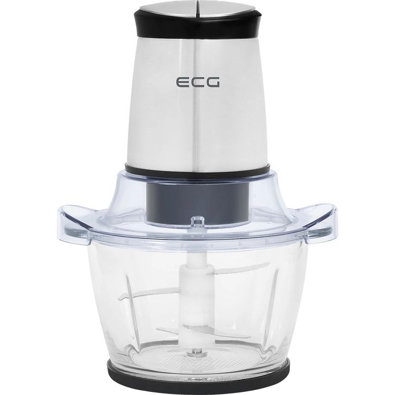 Electronice si Electrocasnice - Electrocasnice bucatarie - Mixere, tocatoare & roboti de bucatarie - Tocator alimente ECG SP 4030, 400W, recipient din sticla 1.5 litri, 2 viteze, lame din otel - Infinity.ro