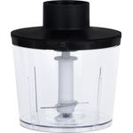 Electronice si Electrocasnice - Electrocasnice bucatarie - Mixere, tocatoare & roboti de bucatarie - Blendere si mini tocatoare - Blender de mana ECG RM 100 Max Black, 400 W, functie TURBO, tel, recipient tocator 500 ml, lame din otel inoxidabil - Infinity.ro