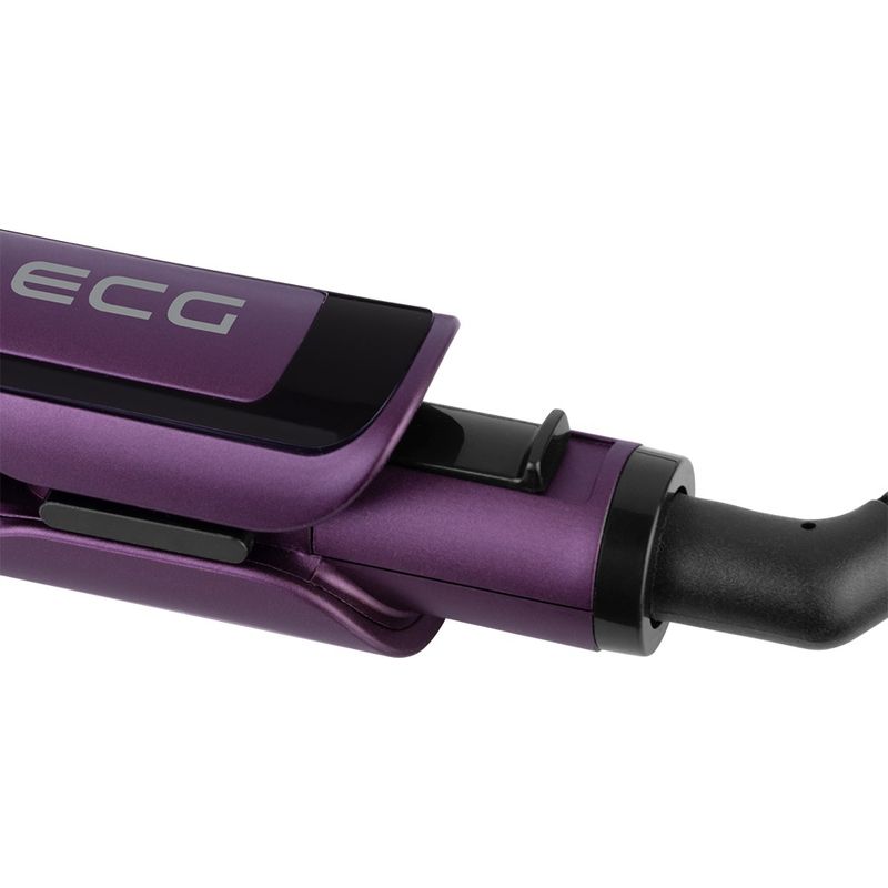 Ingrijire personala si Cosmetice - Aparate & accesorii ingrijire personala - Hair styling - Placi de indreptat parul - Placa de indreptat parul ECG Modifica Straight Chiara 48 W, 150-230°C, invelis ceramic, 5 niveluri temperatura, violet - Infinity.ro