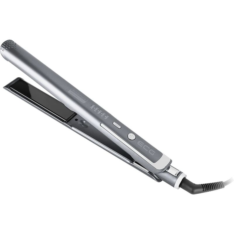 Ingrijire personala si Cosmetice - Aparate & accesorii ingrijire personala - Hair styling - Placi de indreptat parul - Placa de indreptat parul ECG Modifica Straight Moonstone 48 W, 150-230°C, ceramic, 5 niveluri - Infinity.ro