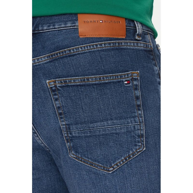 Fashion, accesorii si bijuterii - Barbati - Imbracaminte - Pantaloni barbati - Blugi barbati Tommy Hilfiger Mercer MW0MW39037 W36-L34 US Albastru - Infinity.ro