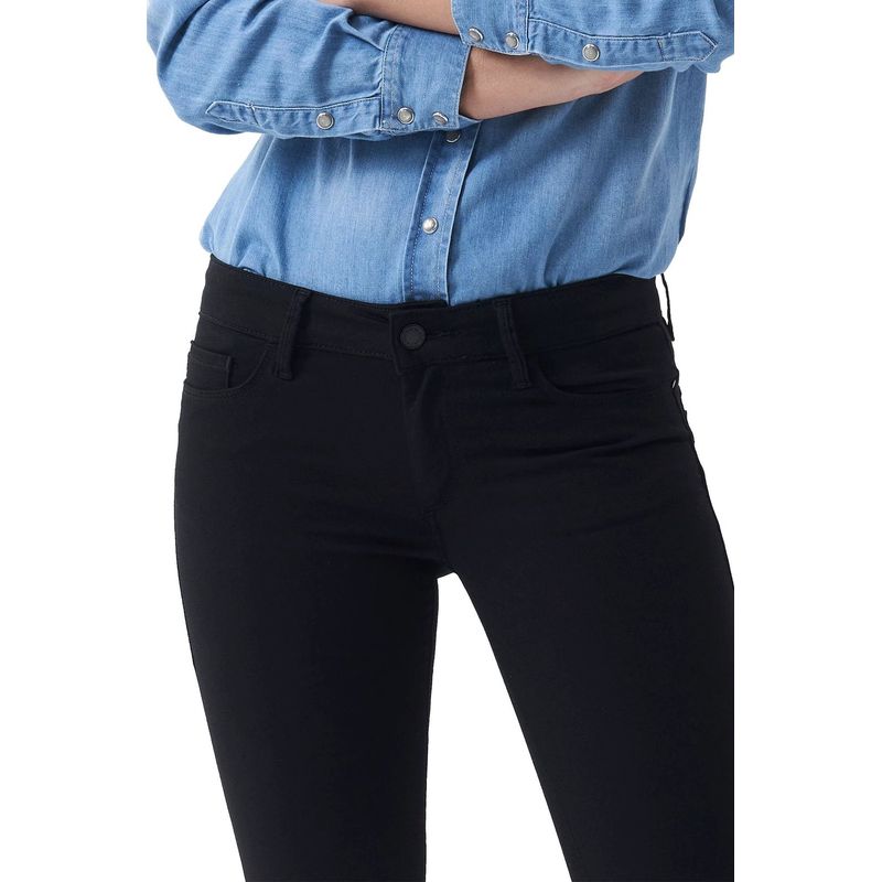 Fashion, accesorii si bijuterii - Femei - Imbracaminte femei - Pantaloni femei - Blugi dama Salsa Jeans Push Up Negru 38 EU - Infinity.ro