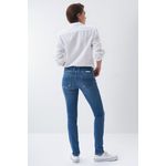 Fashion, accesorii si bijuterii - Femei - Imbracaminte femei - Pantaloni femei - Blugi dama Salsa Jeans regular-fit din denim W27-L32 US Albastru pastel - Infinity.ro