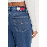 Fashion, accesorii si bijuterii - Femei - Imbracaminte femei - Pantaloni femei - Blugi dama Tommy Jeans Claire Wide Leg DW0DW19617 W30-L32 US Albastru royal - Infinity.ro