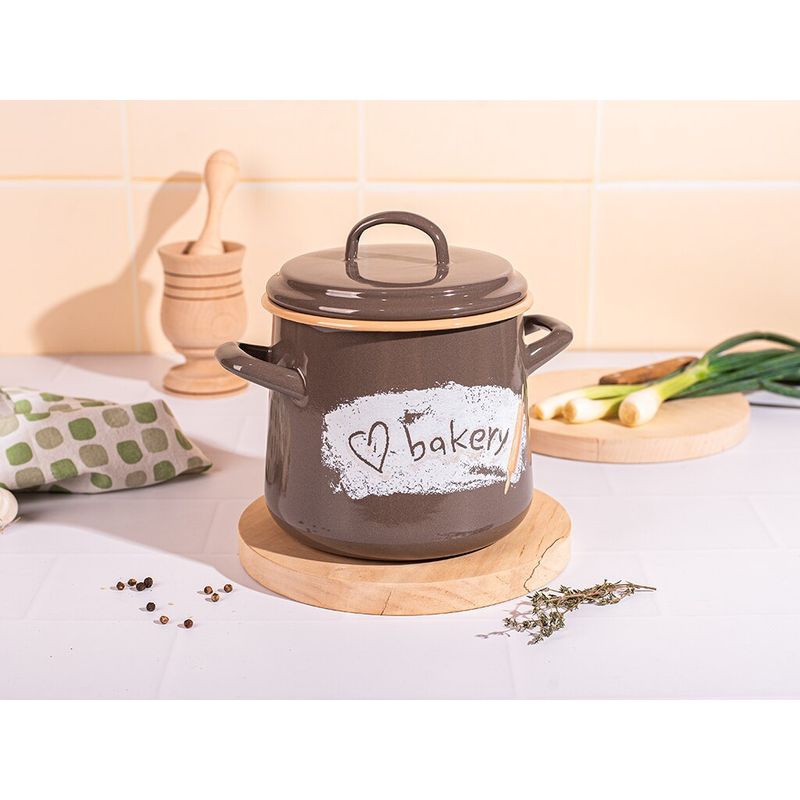 Casa si Gradina - Bucatarie si vesela - Vase pentru gatit - Oale si cratite - Oala clasica Metalac 2.3l email, 14cm - Infinity.ro