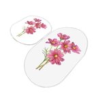 Casa si Gradina - Textile si covoare - Covoare - Covorase baie - Set 2 Covorase baie Sitivo, 60 x 100 cm, 50 x 60 cm, Antiderapant, Alb - Infinity.ro