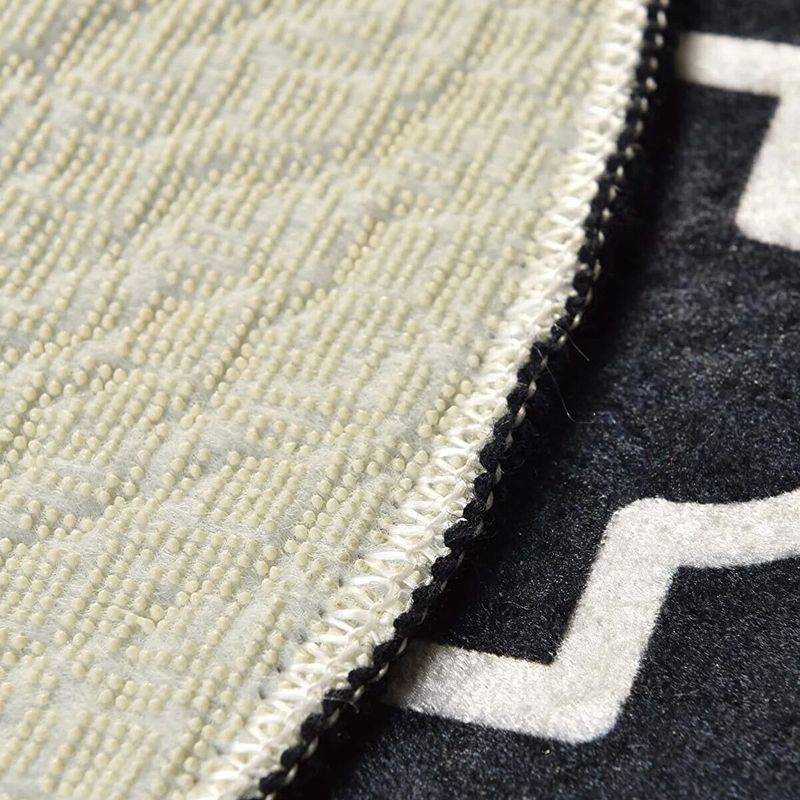 Casa si Gradina - Textile si covoare - Covoare - Covorase baie - Set 2 Covorase baie Kupa, 60 x 100 cm, 50 x 60 cm, Antiderapant, Negru - Infinity.ro