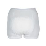 Ingrijire personala si Cosmetice - Ingrijire personala - Igiena intima - Scutece adulti si chiloti incontinenta - Boxeri incontinenta, Dama, Suprima, Bumbac, Alb, Mar 40/42 - Infinity.ro