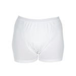 Ingrijire personala si Cosmetice - Ingrijire personala - Igiena intima - Scutece adulti si chiloti incontinenta - Boxeri incontinenta, Dama, Suprima, Bumbac, Alb, Mar 40/42 - Infinity.ro