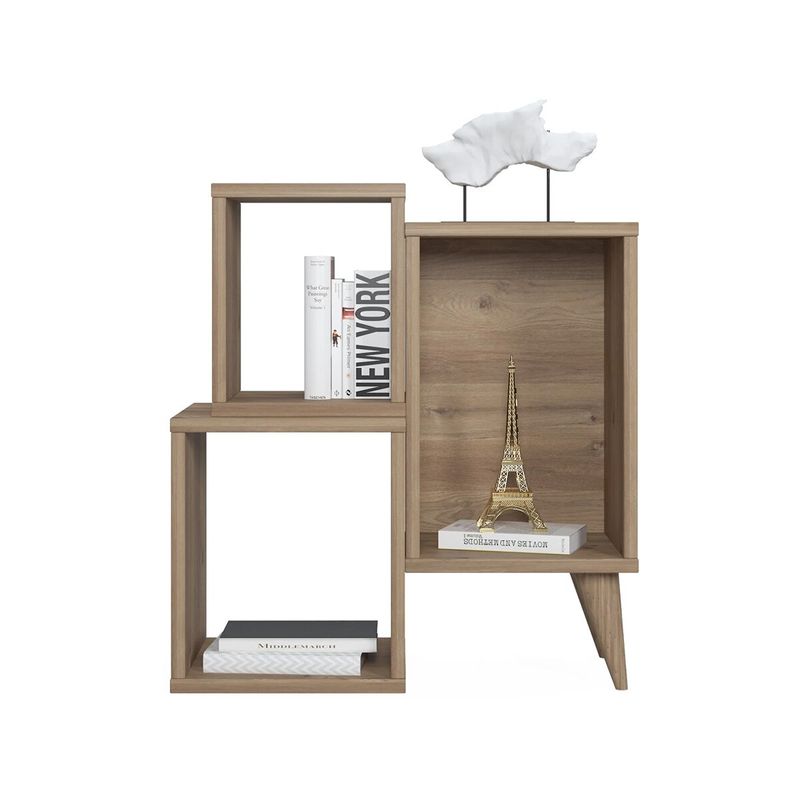 Casa si Gradina - Mobilier - Biblioteci si rafturi - Biblioteci - Biblioteca Mabel, Stejar, 60 x 27 x 65 cm - Infinity.ro