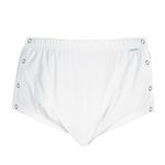 Ingrijire personala si Cosmetice - Ingrijire personala - Igiena intima - Scutece adulti si chiloti incontinenta - Chilot incontinenta nivel 4/5, Suprima, Unisex, 100% Bumbac, Captuseala poliester, Alb, capse laterale, Mar 40/42 - Infinity.ro