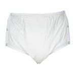 Ingrijire personala si Cosmetice - Ingrijire personala - Igiena intima - Scutece adulti si chiloti incontinenta - Chilot incontinenta nivel 4/5, Suprima, Unisex, PVC/Poliester, Alb, Mar 40, cu capse laterale - Infinity.ro