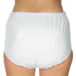 Ingrijire personala si Cosmetice - Ingrijire personala - Igiena intima - Scutece adulti si chiloti incontinenta - Chilot incontinenta nivel 4/5, Suprima, Unisex, PVC/Poliester, Alb, Mar 48, cu capse laterale - Infinity.ro
