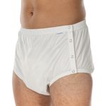 Ingrijire personala si Cosmetice - Ingrijire personala - Igiena intima - Scutece adulti si chiloti incontinenta - Chilot incontinenta nivel 4/5, Suprima, Unisex, Poliester, Alb, Mar XL, cu capse laterale - Infinity.ro