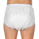 Ingrijire personala si Cosmetice - Ingrijire personala - Igiena intima - Scutece adulti si chiloti incontinenta - Chilot incontinenta nivel 4/5, Suprima, Unisex, PVC/Poliester, Alb, Mar 36, cu capse laterale - Infinity.ro