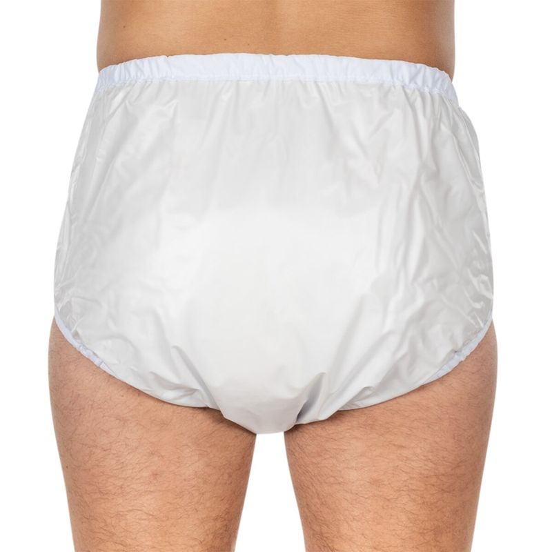 Ingrijire personala si Cosmetice - Ingrijire personala - Igiena intima - Scutece adulti si chiloti incontinenta - Chilot incontinenta nivel 4/5, Suprima, Unisex, PVC/Poliester, Alb, Mar 36, cu capse laterale - Infinity.ro