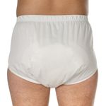 Ingrijire personala si Cosmetice - Ingrijire personala - Igiena intima - Scutece adulti si chiloti incontinenta - Chilot incontinenta nivel 4/5, Suprima, Unisex, Poliester, Alb, Mar XL, cu capse laterale - Infinity.ro