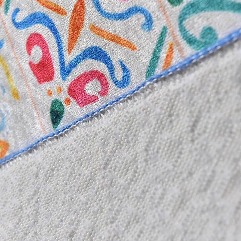 Casa si Gradina - Textile si covoare - Covoare - Covorase baie - Set 2 Covorase baie Ceramica, 60 x 100 cm, 50 x 60 cm, Antiderapant, Multicolor - Infinity.ro