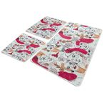 Casa si Gradina - Textile si covoare - Covoare - Covorase baie - Set 3 Covorase baie Faccia Rectangular, 60 x 100 cm, 50 x 60 cm, Antiderapant, Multicolor - Infinity.ro