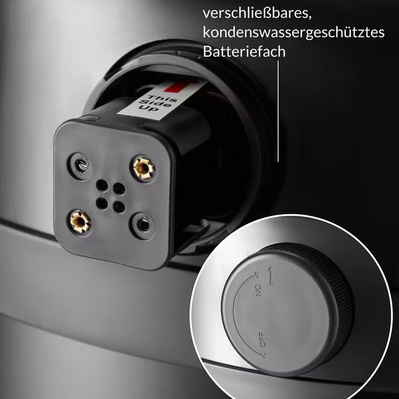 Casa si Gradina - Mobilier - Organizare si depozitare - Cosuri de gunoi - Cos gunoi cu senzor 50 L, Negru, Inox - Infinity.ro