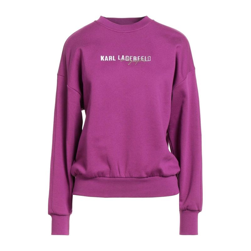 Fashion, accesorii si bijuterii - Femei - Imbracaminte femei - Camasi si bluze femei - Bluza dama Karl Lagerfeld 24WW1812470 M INTL Mov - Infinity.ro