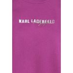 Fashion, accesorii si bijuterii - Femei - Imbracaminte femei - Camasi si bluze femei - Bluza dama Karl Lagerfeld 24WW1812470 S INTL Mov - Infinity.ro