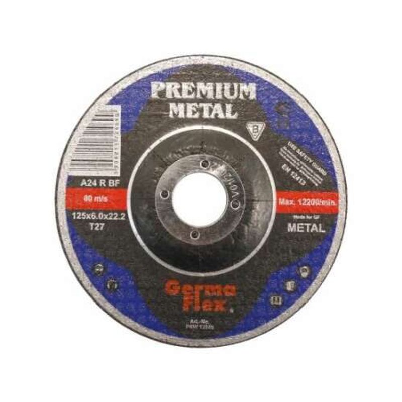 Sport si Outdoor - Fitness - Accesorii fitness - Discuri de echilibru - Disc polizat metal, 150x6 mm, Premium Metal, Germa Flex - Infinity.ro