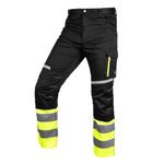 Casa si Gradina - Constructii - Echipamente de lucru - Imbracaminte protectia muncii - Pantaloni de lucru, reflectorizanti, negru si galben, model Hi-Vis, marimea XL/54, NEO - Infinity.ro
