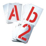 Casa si Gradina - Decoratiuni - DIY - Sabloane decorative pereti - Set sabloane litere A-Z & (27 piese) 70 mm - Infinity.ro