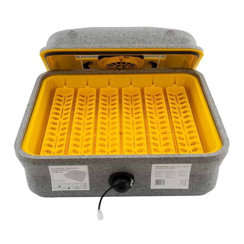 Casa si Gradina - Gradinarit si plante - Produse zootehnice - Incubatoare oua - Incubator de uz casnic TEPLUSHA EU 88 220/50 TAB Pro, 50 W , 30–40°C - Infinity.ro