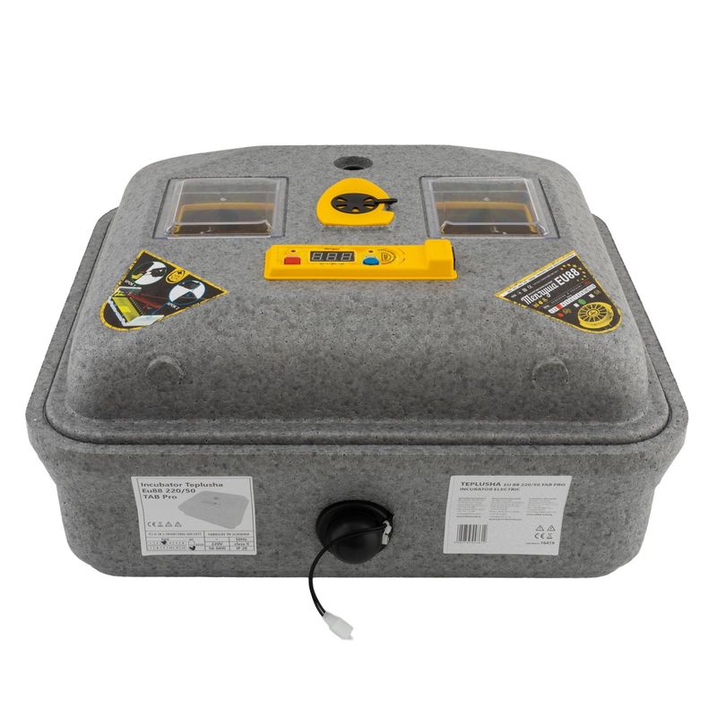 Casa si Gradina - Gradinarit si plante - Produse zootehnice - Incubatoare oua - Incubator de uz casnic TEPLUSHA EU 88 220/50 TAB Pro, 50 W , 30–40°C - Infinity.ro