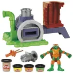 Carti si Birotica - Rechizite - Plastilina - Set plastelina pizza taie si arunca, Play Doh Povestiri cu Testoase Ninja Adolescente Mutante - Infinity.ro