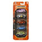 Jucarii, Copii si Bebe - Jucarii si jocuri - Vehicule si jucarii cu telecomanda - Masinute - Matchbox Set 5 Masinute Metalice Mbx Retro Scara 1:64 - Infinity.ro