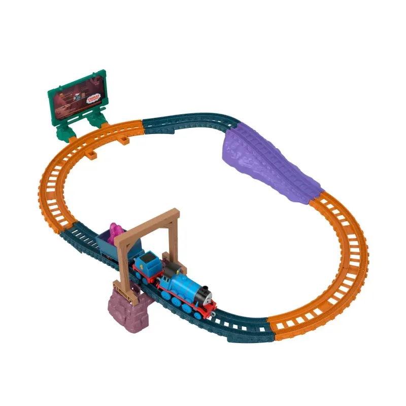Jucarii, Copii si Bebe - Jucarii si jocuri - Vehicule si jucarii cu telecomanda - Trenulete de jucarie - Set de joaca Thomas and Friends, Trenulet cu circuit, Gordon - Infinity.ro